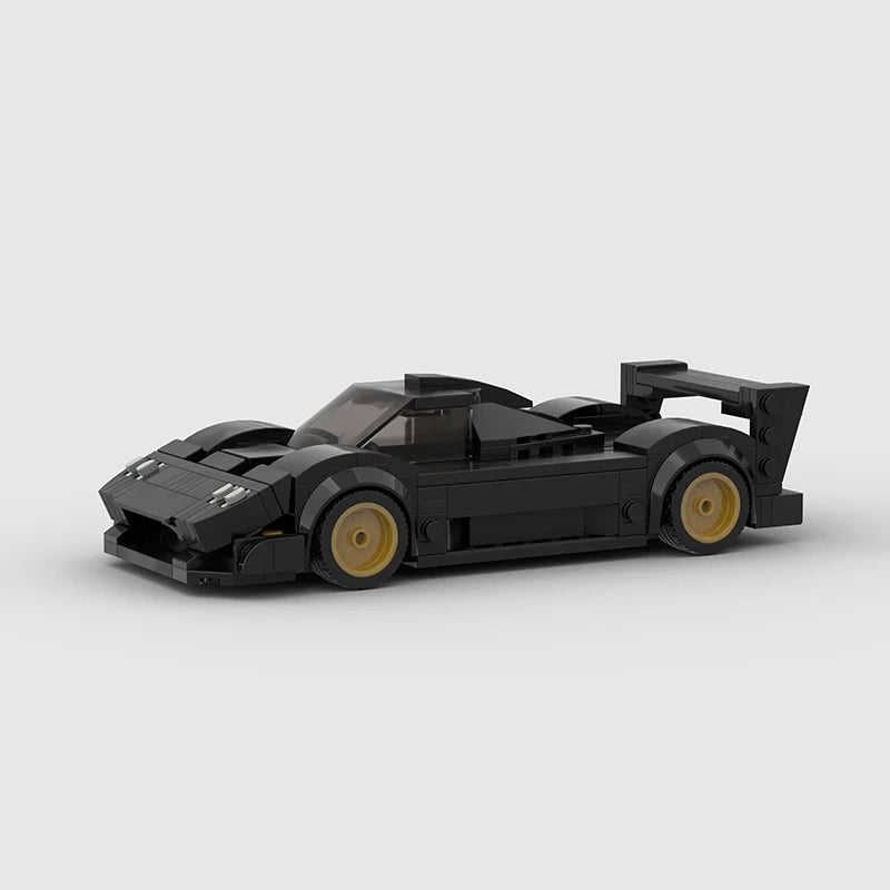 MOC Racer City Sports Vehicle Building Blocks Set - Creative Educational Toy for Boys